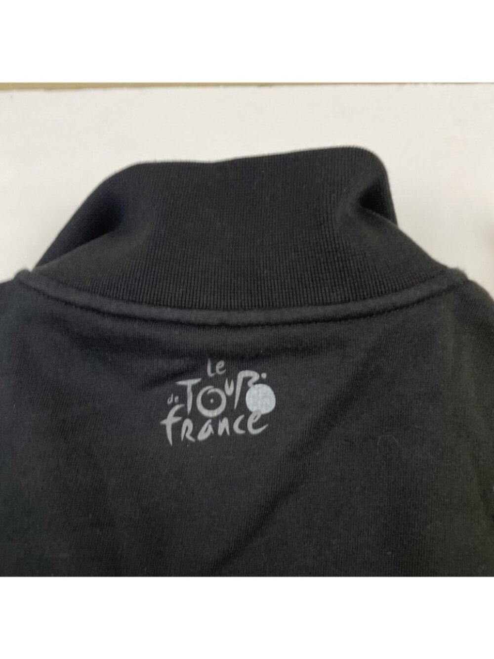 Le Coq Sportif Full Zip Sweatshirt Jacket Men’s M Le Tour De France Black w/Tee - Picture 3 of 14